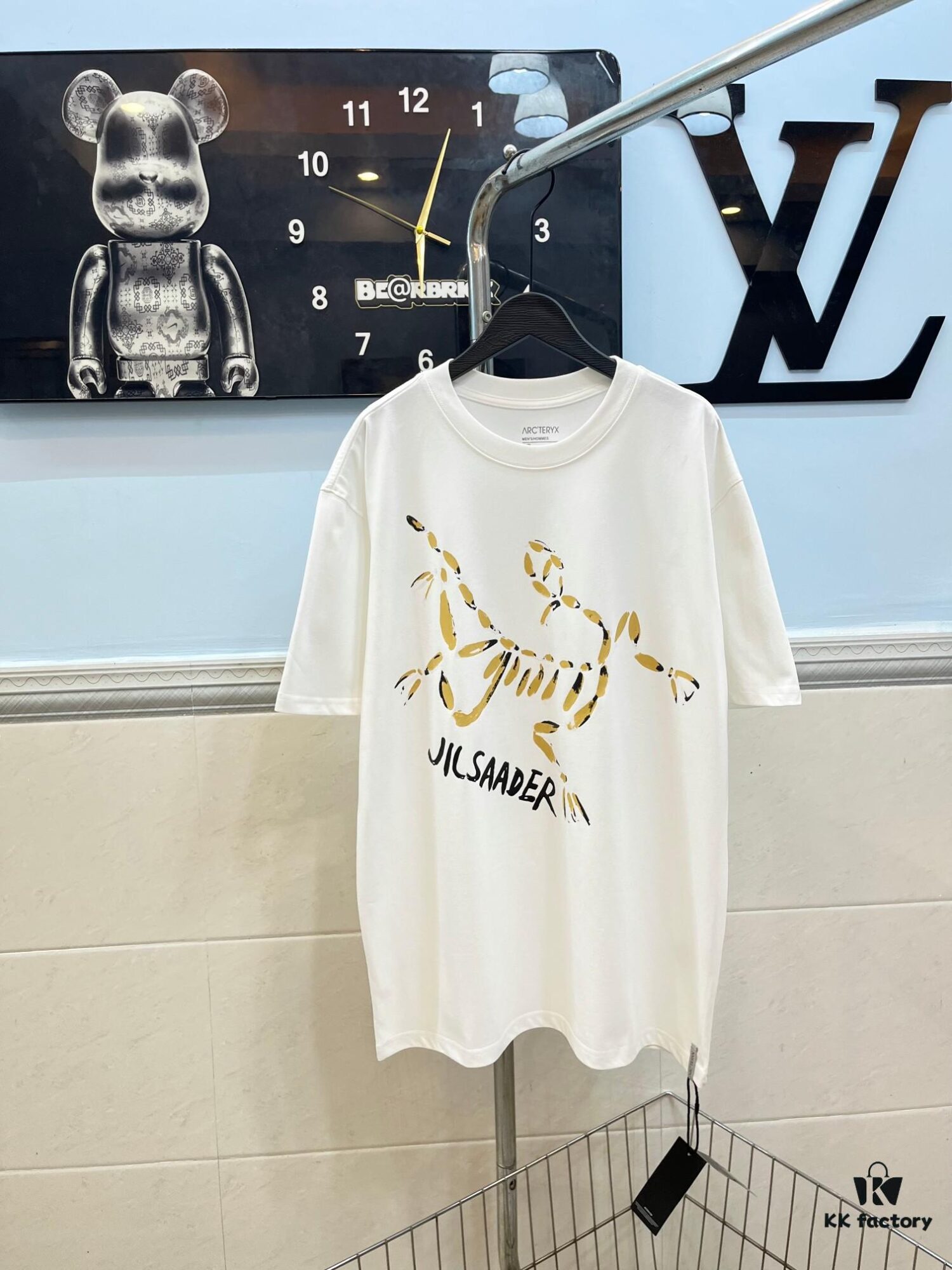 Ayc Teryx Arc'teryx 2025FW Logo Print Premium Short Sleeve T-Shirt, 280g Double Cotton Fabric, Unisex Design