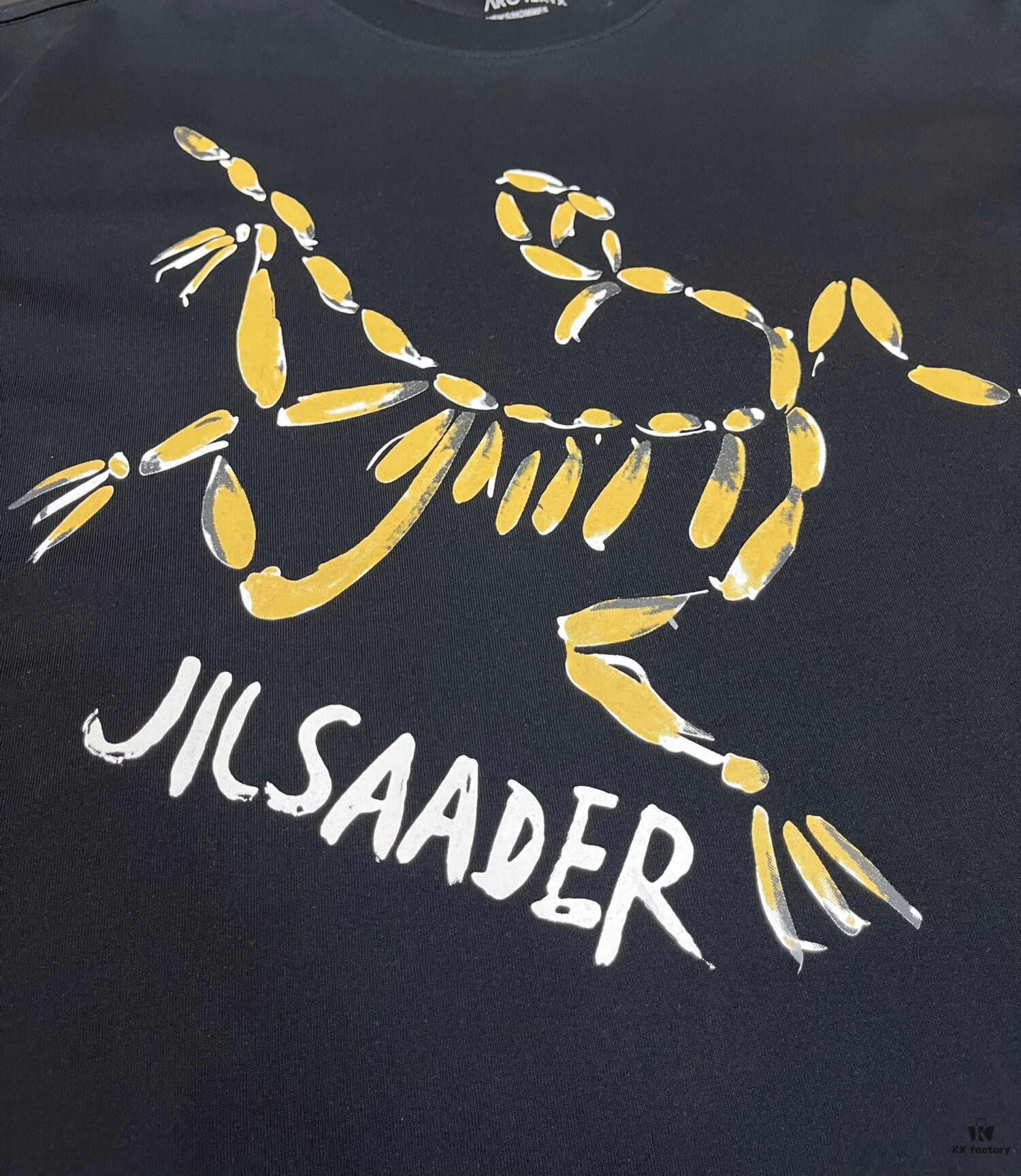 Ayc Teryx Arc'teryx 2025FW Logo Print Premium Short Sleeve T-Shirt, 280g Double Cotton Fabric, Unisex Design