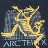 Ayc Teryx Arc'teryx 2024FW Short Sleeve T-Shirt, Bird Logo Print Tee, 280g Pure Cotton Double-Yarn Fabric, Soft and Comfortable Fit, Custom Rib Knit Collar Same-Dye Process, Full Trims, Unisex Design, High-Quality Version