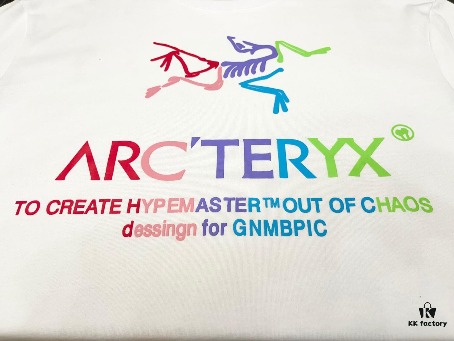ARC'TERYX Rainbow Logo Crew Neck Printed Short Sleeve T-Shirt