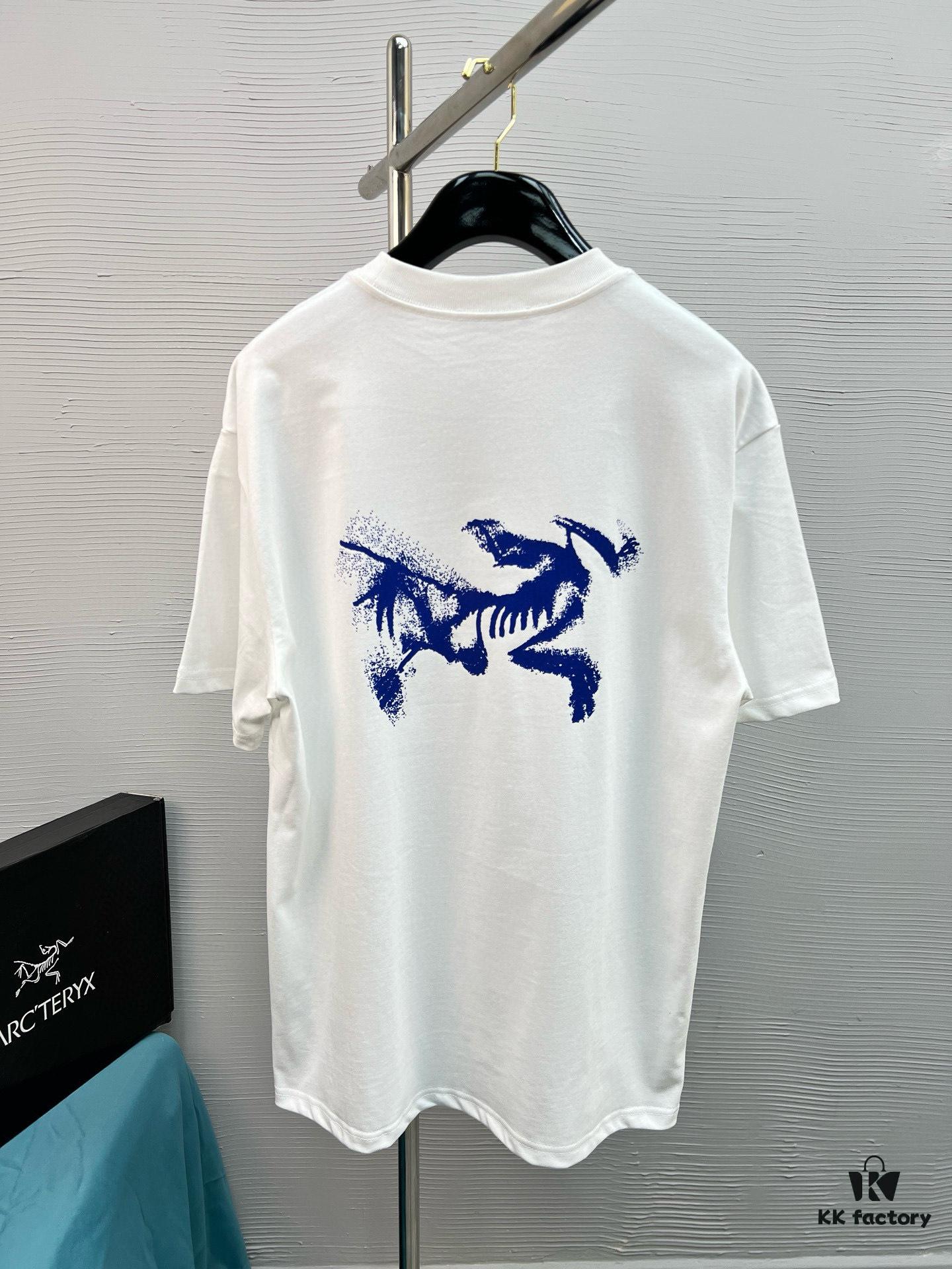 Arc'teryx High-Quality SS25 Screen-Printed T-Shirt, Classic Colorway, Premium 280g Cotton, Bear Series Design