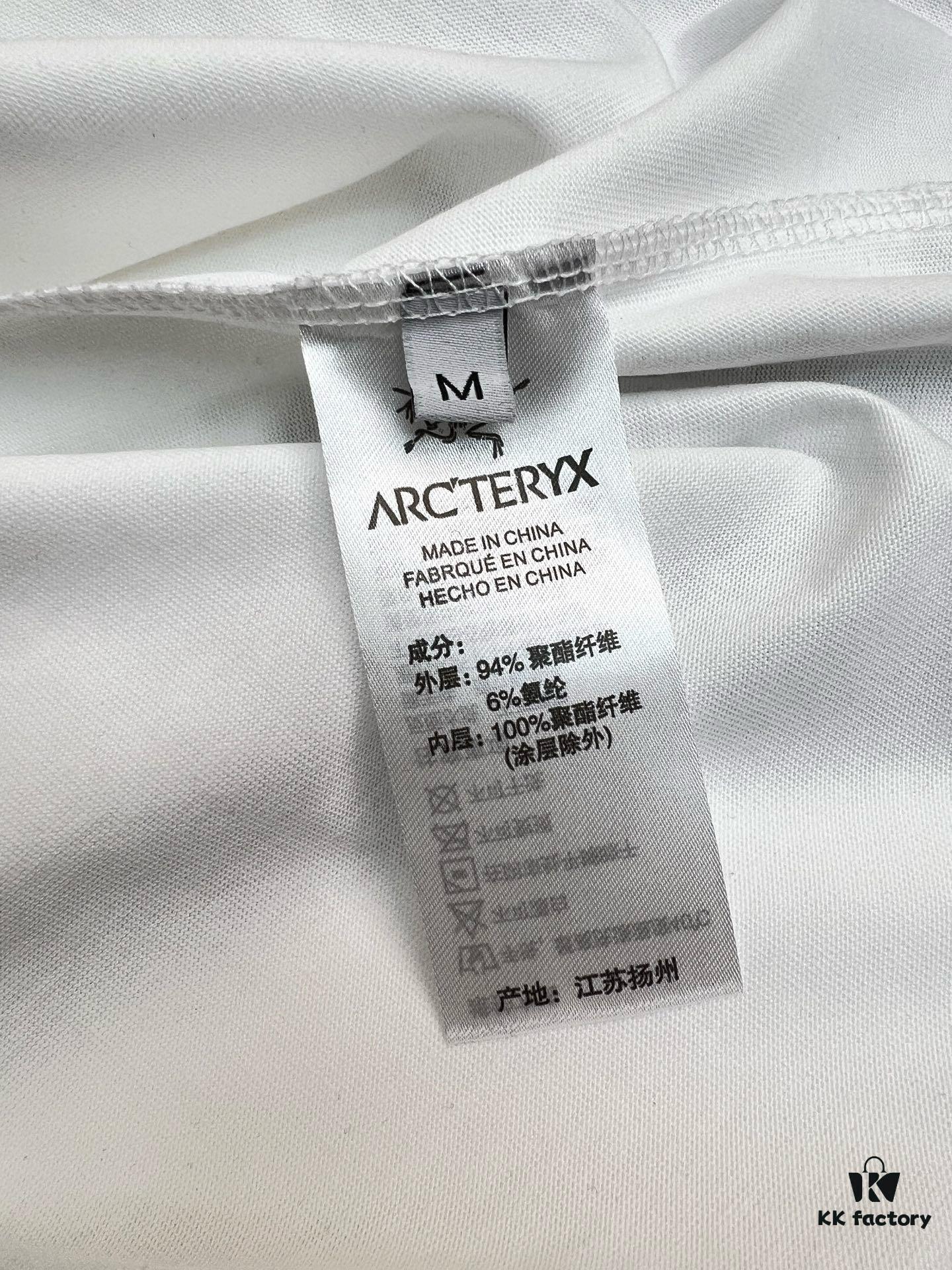 Arc'teryx High-Quality SS25 Screen-Printed T-Shirt, Classic Colorway, Premium 280g Cotton, Bear Series Design