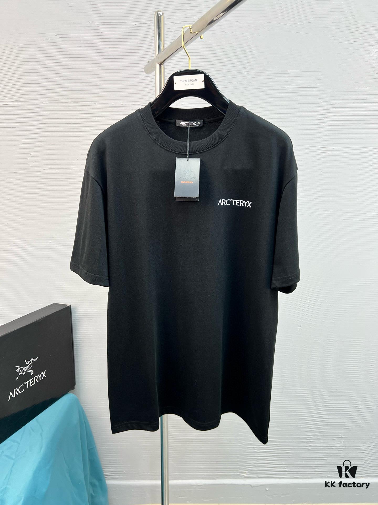 Arc'teryx High-Quality SS25 Screen-Printed T-Shirt, Premium Craftsmanship, Classic Colorway, Fresh and Energetic Youth Style, New Season Bear Series, 280g Pure Cotton Fabric, Soft and Comfortable, Perfect for Spring and Summer with Jeans, Chinos or Shorts