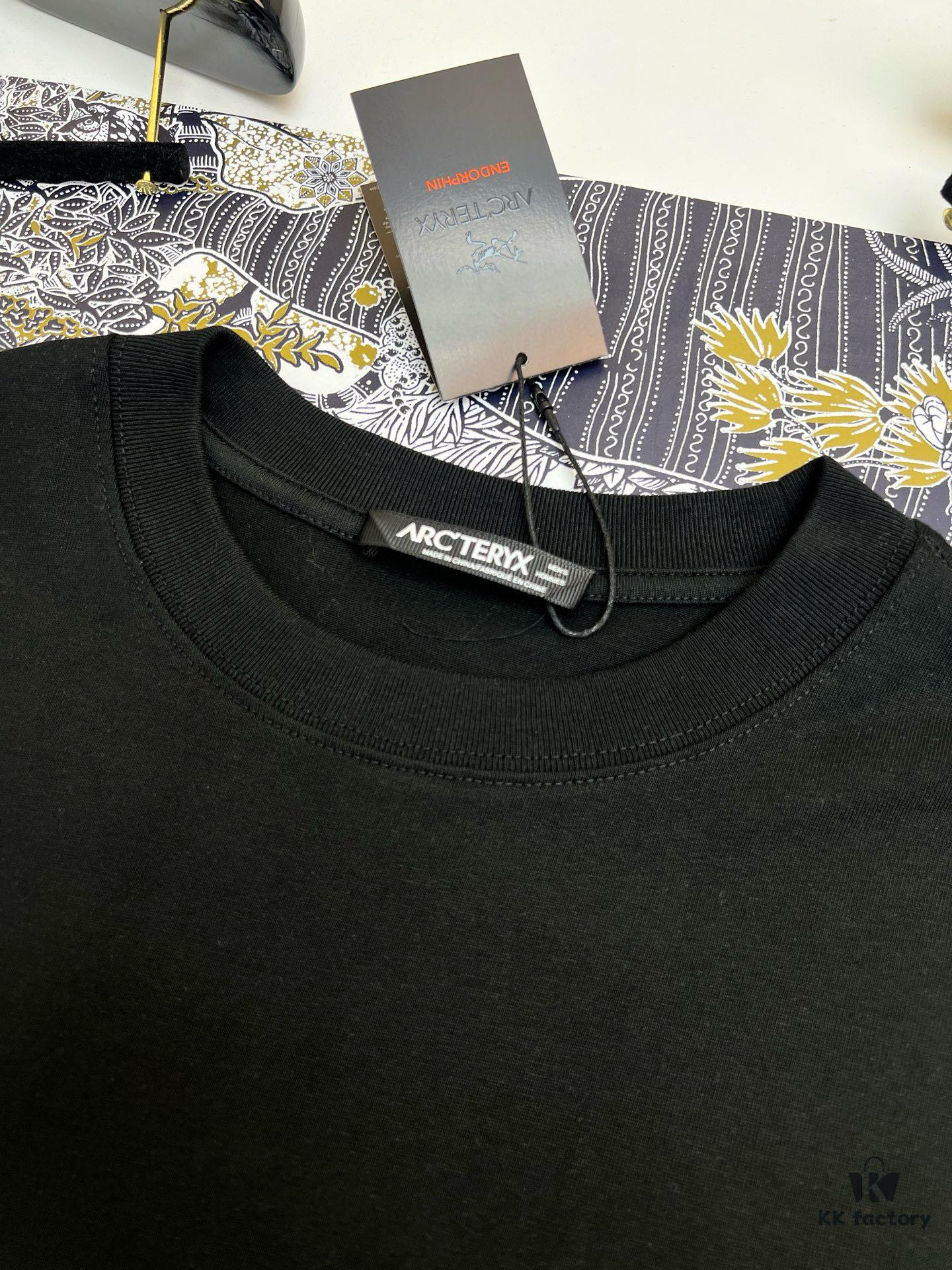 Arc'teryx High-Quality SS25 Screen-Printed T-Shirt, Premium Craftsmanship, Classic Colorway, Fresh and Energetic Youth Style, New Season Bear Series, 280g Pure Cotton Fabric, Soft and Comfortable, Perfect for Spring and Summer with Jeans, Chinos or Shorts