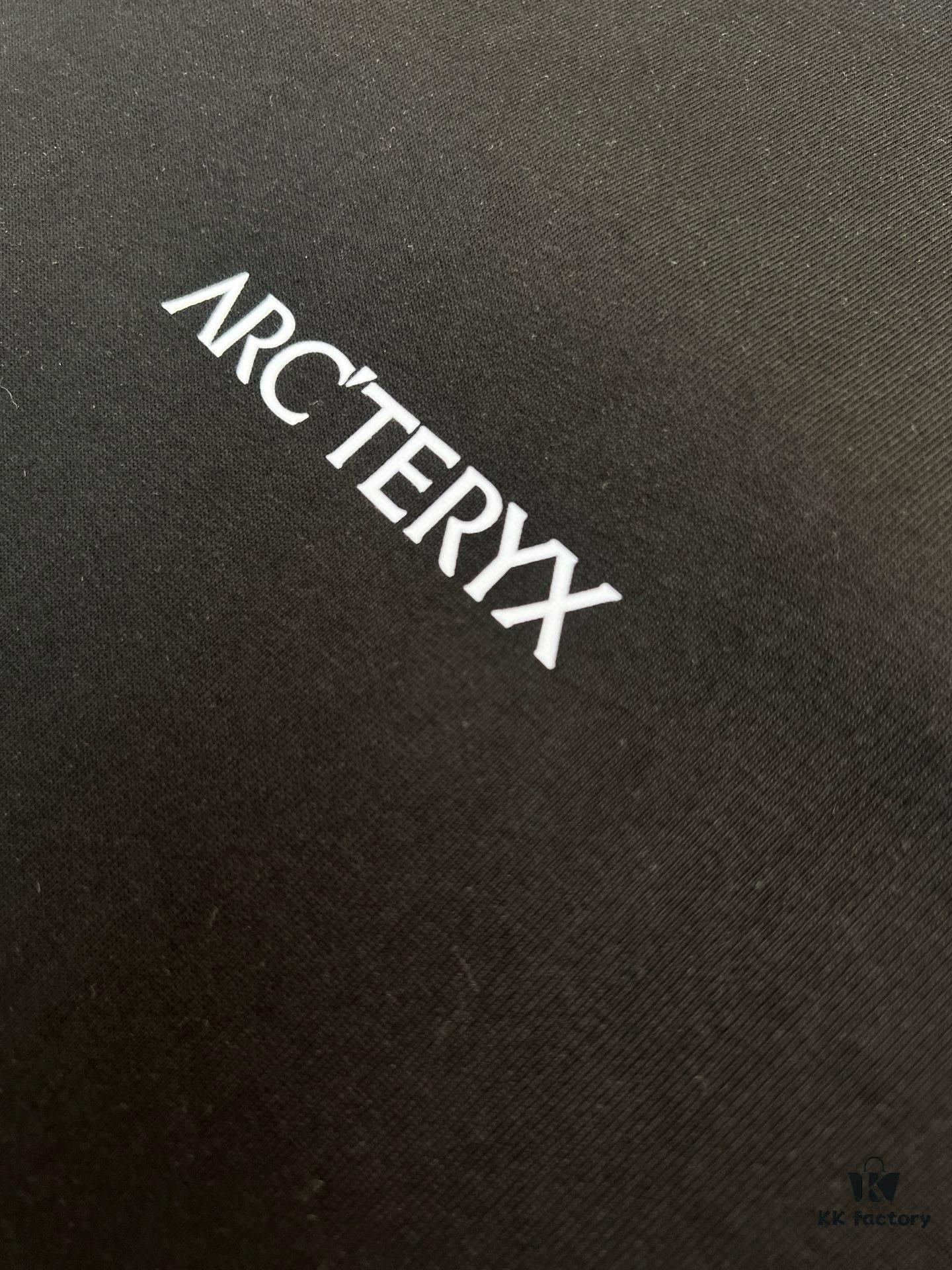 Arc'teryx High-Quality SS25 Screen-Printed T-Shirt, Premium Craftsmanship, Classic Colorway, Fresh and Energetic Youth Style, New Season Bear Series, 280g Pure Cotton Fabric, Soft and Comfortable, Perfect for Spring and Summer with Jeans, Chinos or Shorts