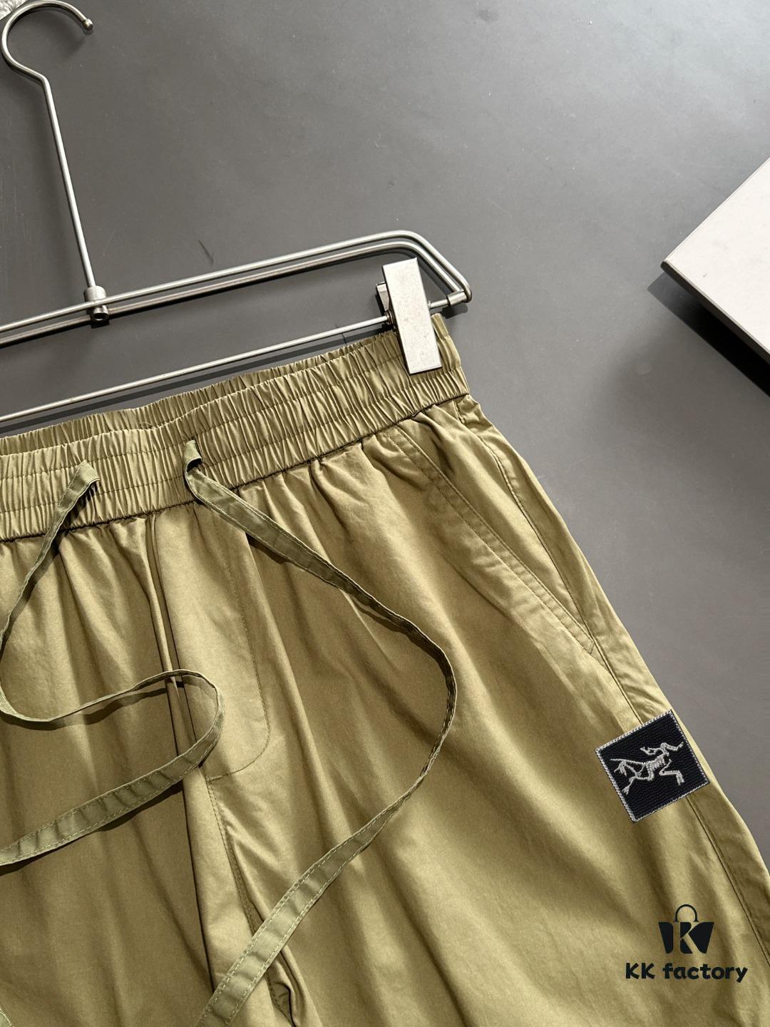 Arc'teryx 2025 Spring/Summer New Casual Elastic Waist Pants, Lightweight Custom Counter Fabric, Breathable and Comfortable, Exquisite Details, Premium Design Concept, Soft and Smooth Touch