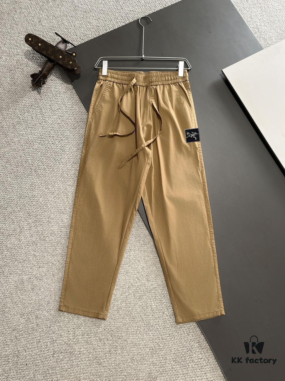 Arc'teryx 2025 Spring/Summer New Casual Elastic Waist Pants, Lightweight Custom Fabric, Breathable and Comfortable, Premium Design with Impeccable Details, Soft and Smooth Texture, Excellent Fit