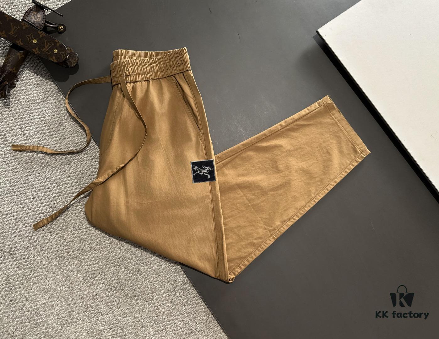 Arc'teryx 2025 Spring/Summer New Casual Elastic Waist Pants, Lightweight Custom Fabric, Breathable and Comfortable, Premium Design with Impeccable Details, Soft and Smooth Texture, Excellent Fit