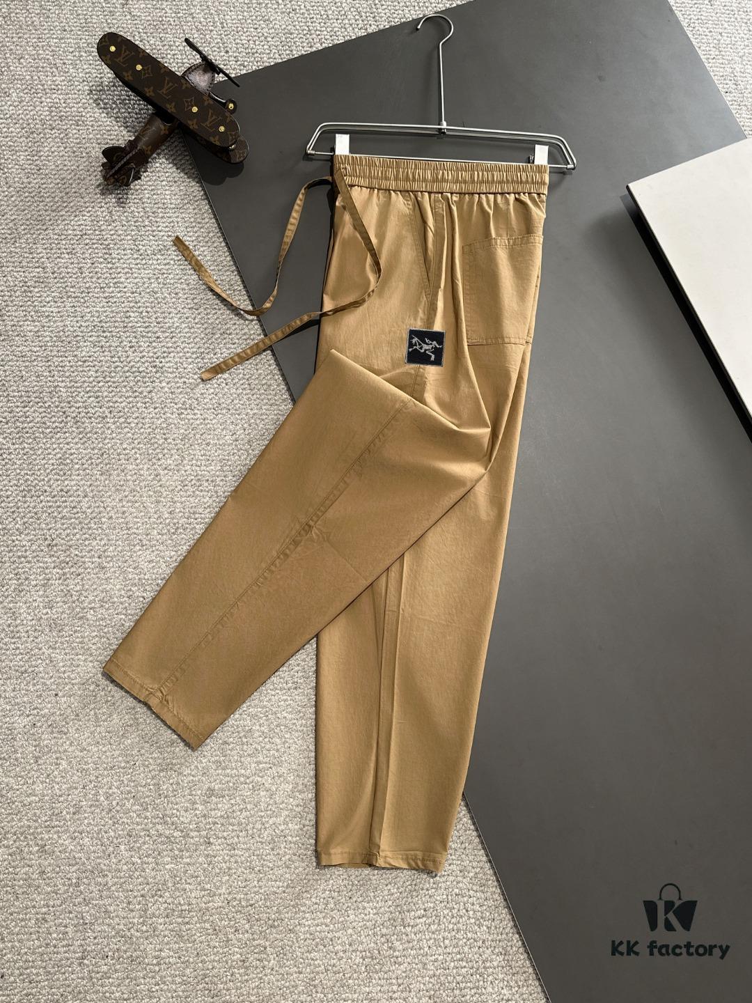 Arc'teryx 2025 Spring/Summer New Casual Elastic Waist Pants, Lightweight Custom Fabric, Breathable and Comfortable, Premium Design with Impeccable Details, Soft and Smooth Texture, Excellent Fit