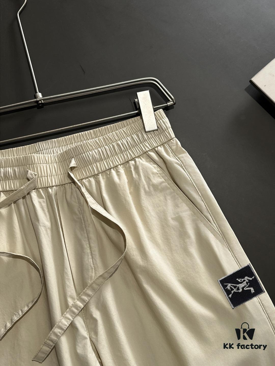 Arc'teryx 2025 Spring/Summer New Casual Elastic Waist Pants, Lightweight Custom Fabric, Breathable and Comfortable, Exquisite Details, Premium Design, Soft and Smooth Texture, Relaxed Cut with Excellent Fit