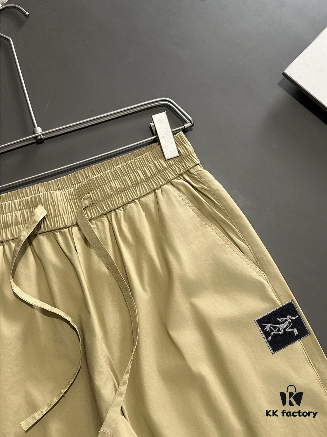 Arc'teryx 2025 Spring/Summer New Casual Elastic Waist Pants, Lightweight Custom Fabric, Breathable and Comfortable, Premium Design with Impeccable Details, Soft and Smooth Texture, Modern Relaxed Cut, Excellent Fit