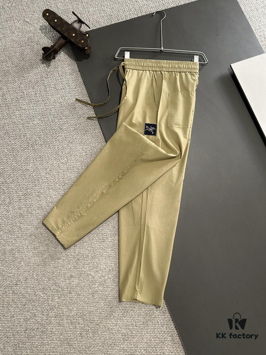 Arc'teryx 2025 Spring/Summer New Casual Elastic Waist Pants, Lightweight Custom Fabric, Breathable and Comfortable, Premium Design with Impeccable Details, Soft and Smooth Texture, Modern Relaxed Cut, Excellent Fit