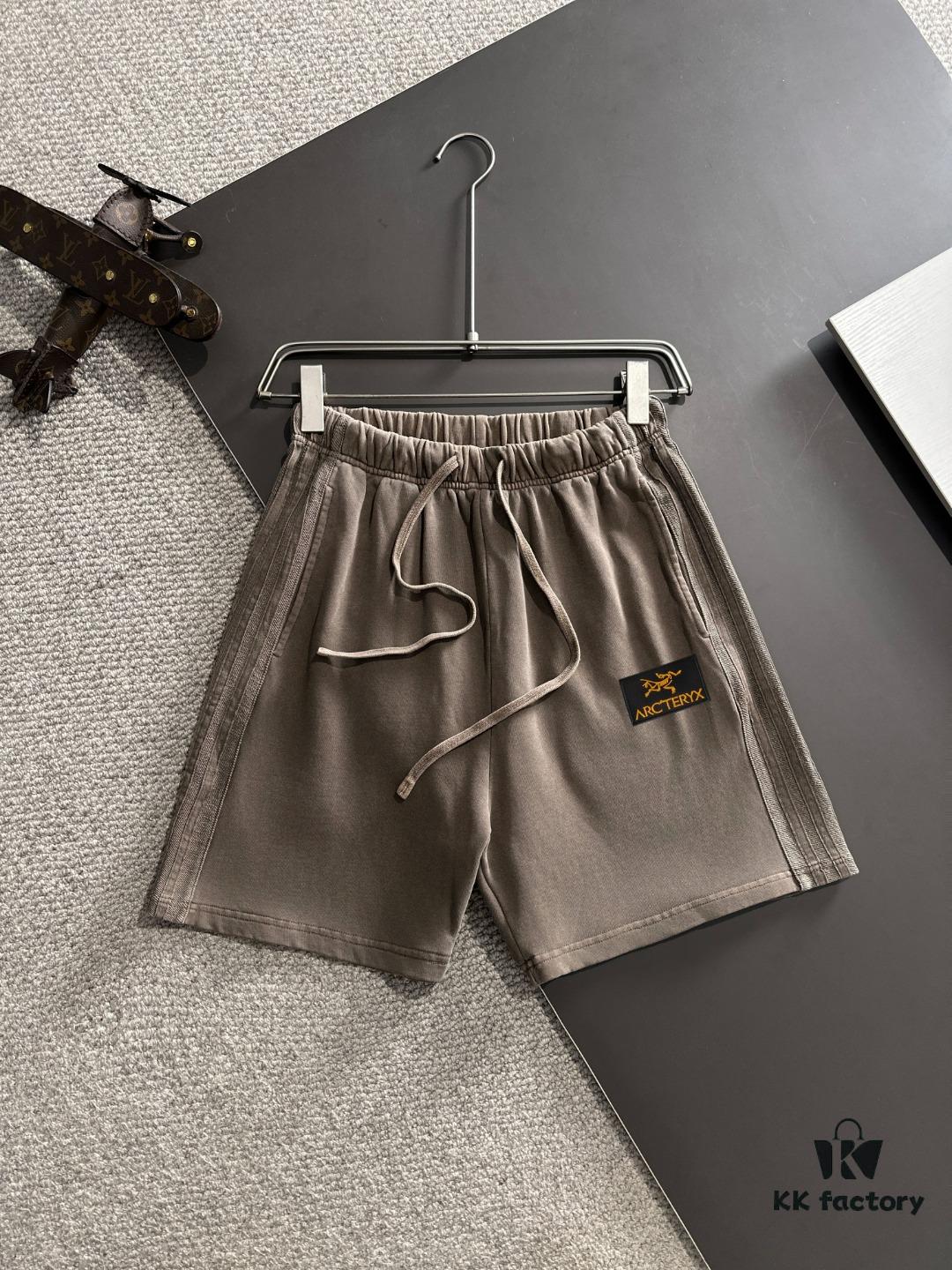 Arc'teryx High-End Custom 2025 Spring/Summer New Casual Washed Suit with Elastic Waistband, Wax-Dyed Textured Fabric, Breathable and Sweat-Absorbent