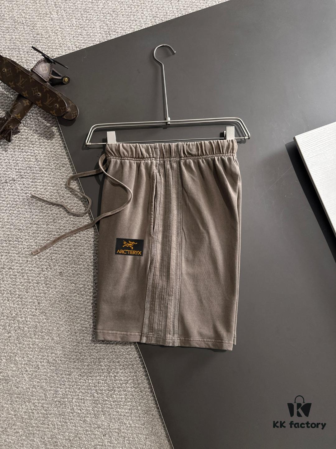 Arc'teryx High-End Custom 2025 Spring/Summer New Casual Washed Suit with Elastic Waistband, Wax-Dyed Textured Fabric, Breathable and Sweat-Absorbent