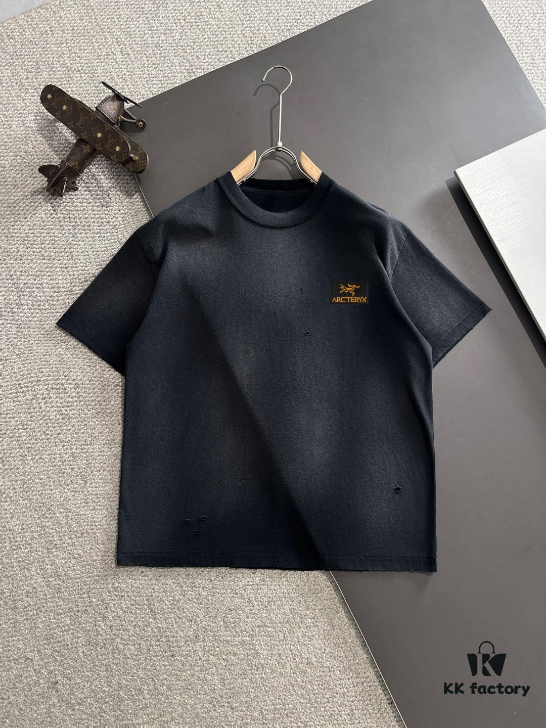 Arc'teryx High-End Custom 2025 Spring/Summer New Casual Washed Suit with Elastic Band, Wax-Dyed Textured Fabric, Breathable and Moisture-Wicking