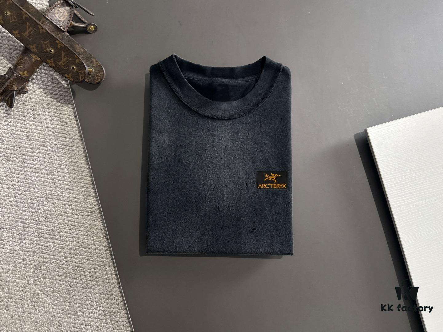 Arc'teryx High-End Custom 2025 Spring/Summer New Casual Washed Suit with Elastic Band, Wax-Dyed Textured Fabric, Breathable and Moisture-Wicking