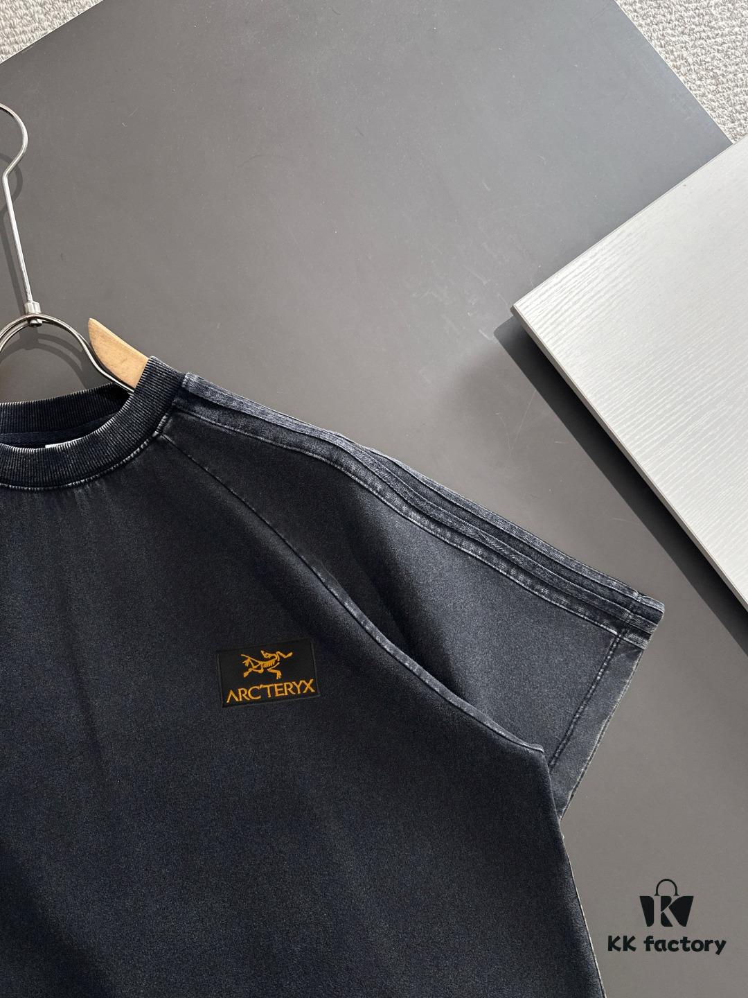 Arc'teryx High-End Custom 2025 Spring/Summer New Casual Washed Suit with Elastic Band, Wax-Dyed Textured Fabric, Breathable and Moisture-Wicking