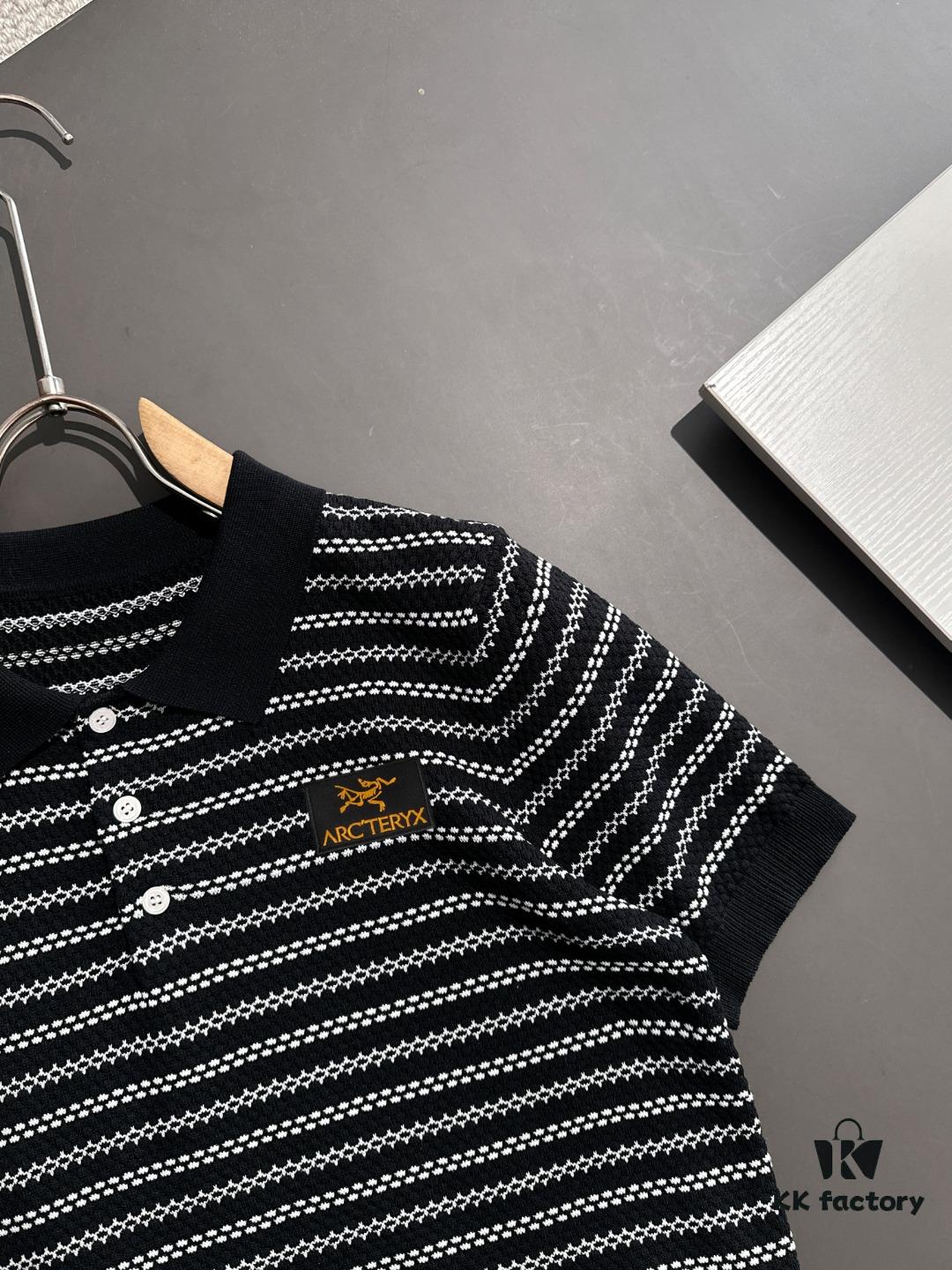 High-Quality Arc'teryx 2025 Spring and Summer New Men's Collared Short-Sleeve T-Shirt