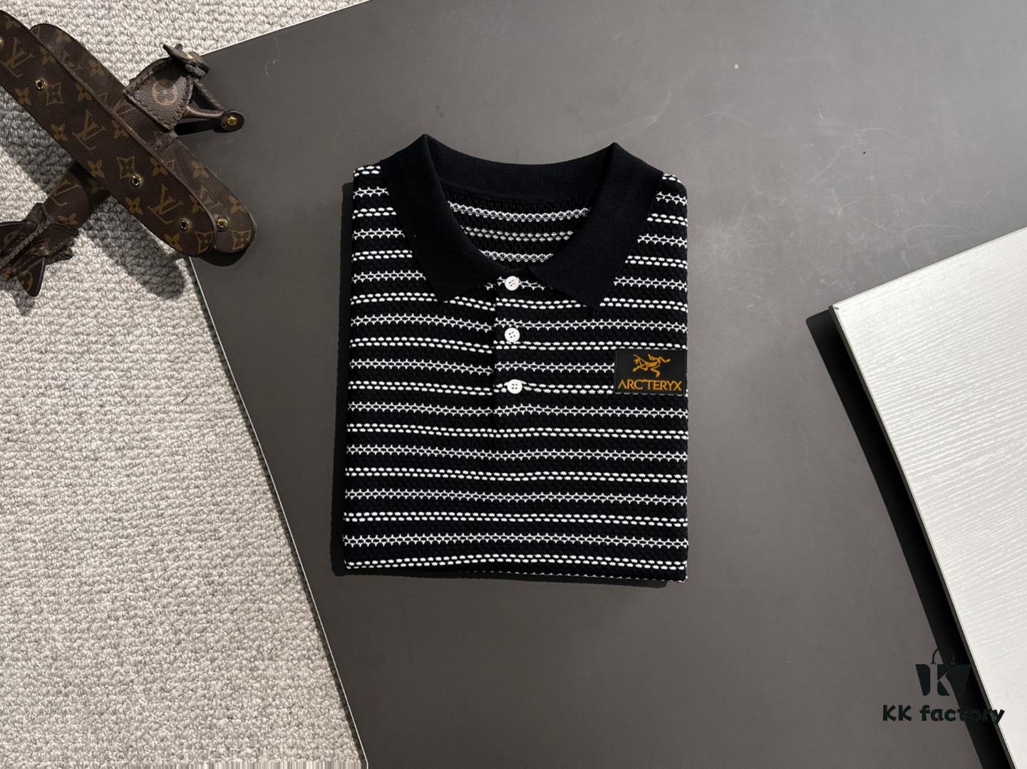 High-Quality Arc'teryx 2025 Spring and Summer New Men's Collared Short-Sleeve T-Shirt