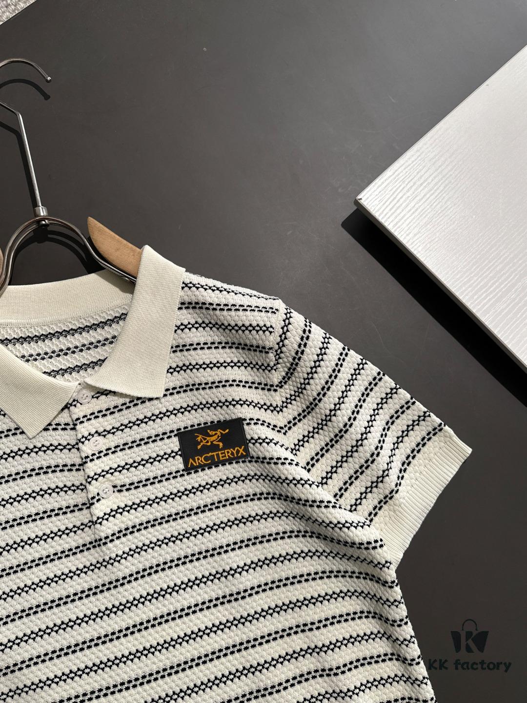 High-Quality Arc'teryx 2025 Spring/Summer New Men's Lapel Short-Sleeve T-Shirt