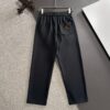 Shizhuniao 2025 Spring and Summer New Elastic Waist Casual Pants, Lightweight Custom Counter Fabric, Highly Breathable and Comfortable, Exquisite Details, Brand Design Concept Reflecting High Quality, Soft and Smooth Hand Feeling, Showcasing a Stylish Casual Cut with Excellent Fit