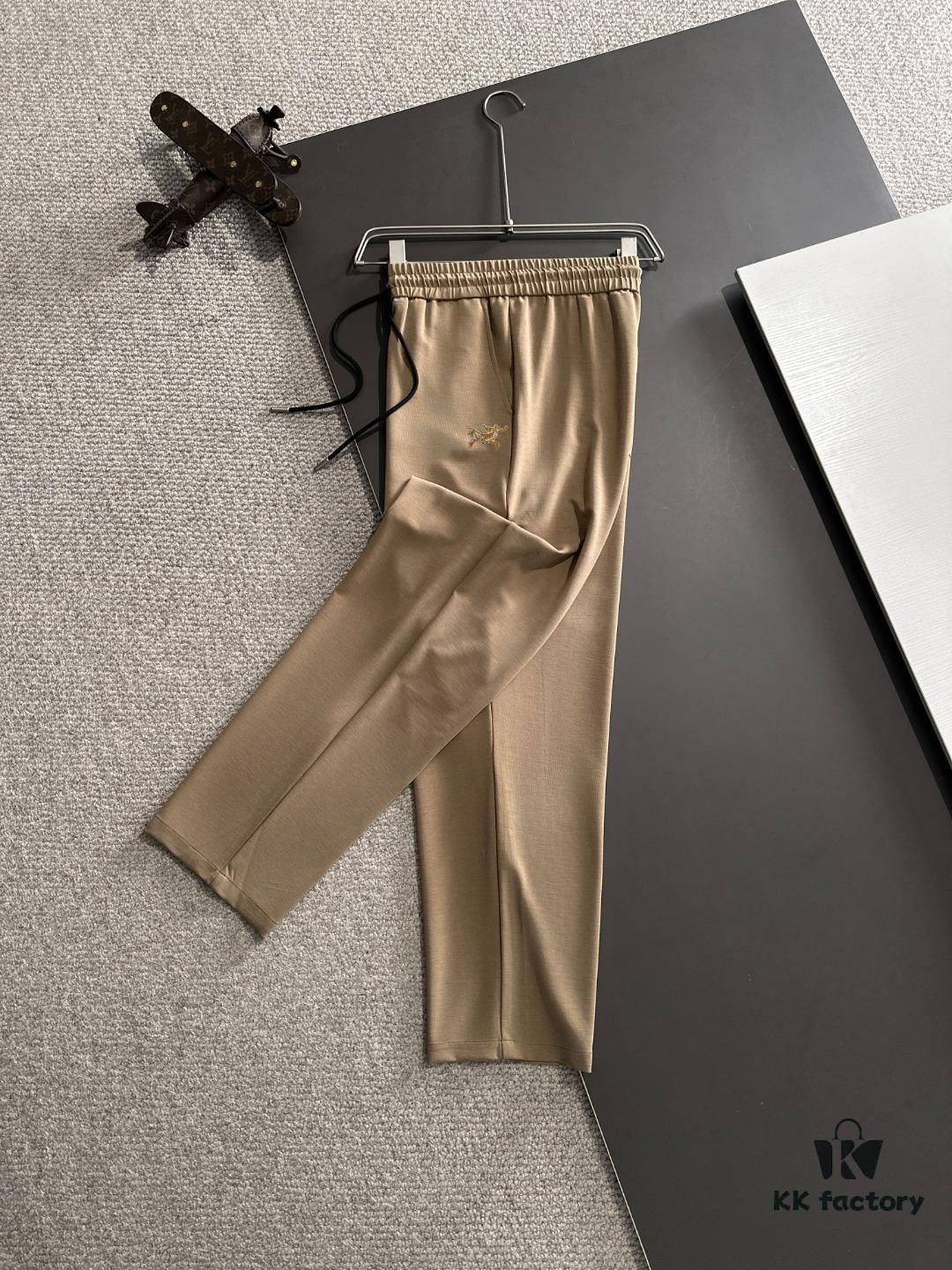 Shizhuniao 2025 Spring and Summer New Elastic Waist Casual Pants, Lightweight Cabinet Custom Fabric, Breathable and Comfortable, Exquisite Details, Brand Design Concept, High Quality, Soft and Smooth Touch