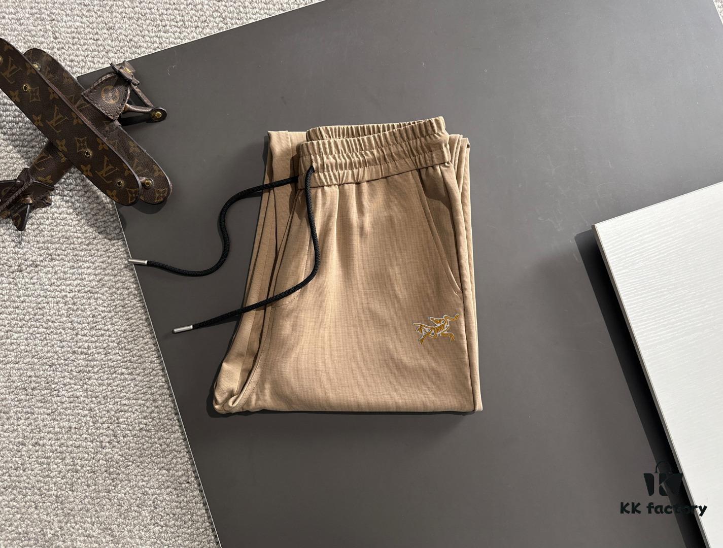 Shizhuniao 2025 Spring and Summer New Elastic Waist Casual Pants, Lightweight Cabinet Custom Fabric, Breathable and Comfortable, Exquisite Details, Brand Design Concept, High Quality, Soft and Smooth Touch