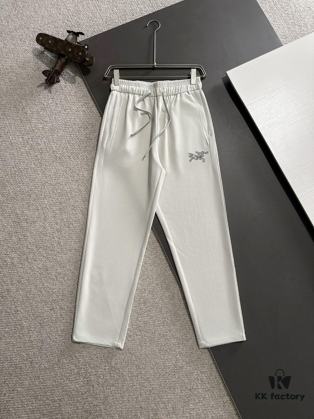 Arc'teryx 2025 Spring/Summer New Casual Elastic Waist Pants, Lightweight Custom Counter Fabric, Breathable and Comfortable, Exquisite Details, Premium Design Concept, Soft and Smooth Touch