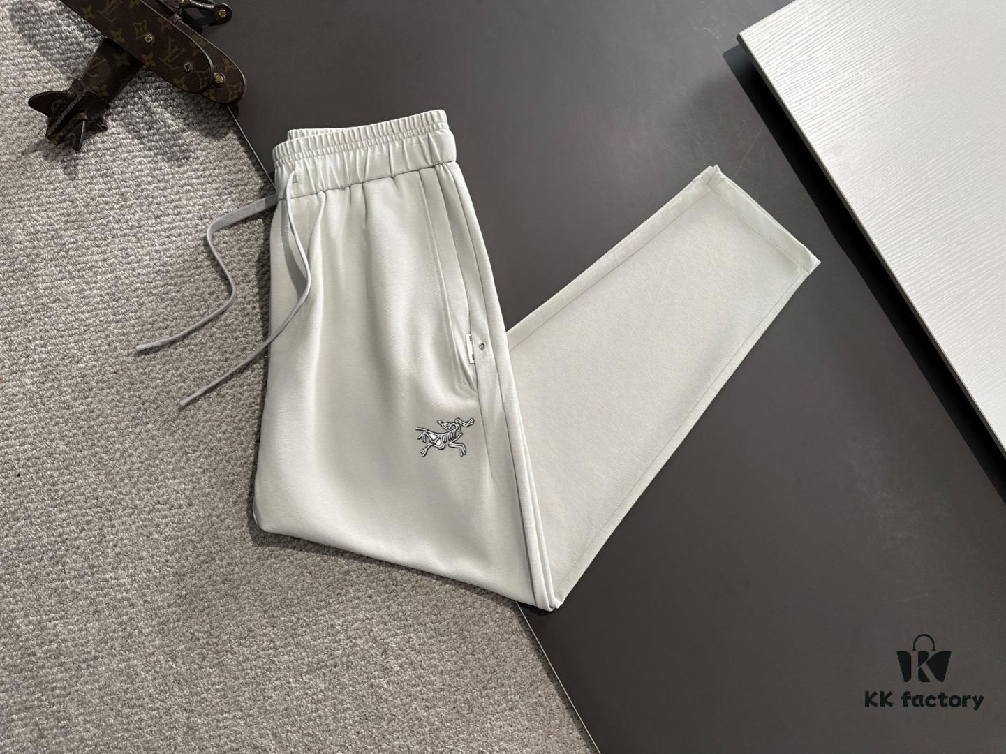 Arc'teryx 2025 Spring/Summer New Casual Elastic Waist Pants, Lightweight Custom Counter Fabric, Breathable and Comfortable, Exquisite Details, Premium Design Concept, Soft and Smooth Touch