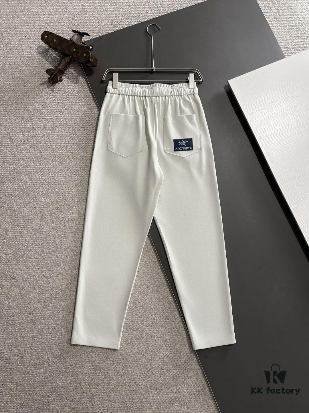 Arc'teryx 2025 Spring/Summer New Casual Elastic Waist Pants, Lightweight Custom Counter Fabric, Breathable and Comfortable, Exquisite Details, Premium Design Concept, Soft and Smooth Touch