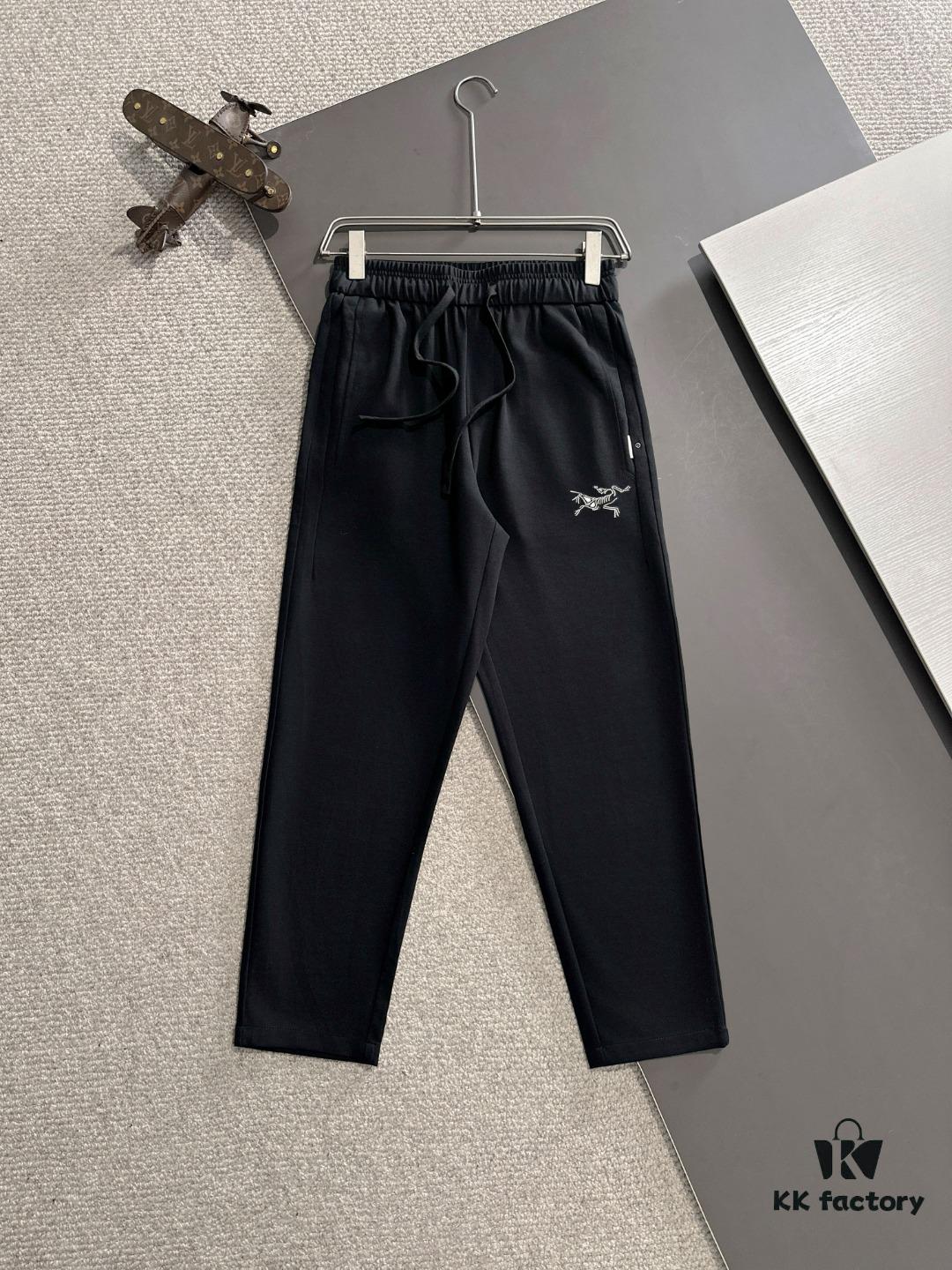Arc'teryx 2025 Spring/Summer New Casual Drawstring Pants, Lightweight Custom Fabric from Cabinet, Highly Breathable and Comfortable, Exquisite Details, Brand-Oriented Design Concept Reflecting High Quality, Soft and Smooth Touch with Excellent Fit