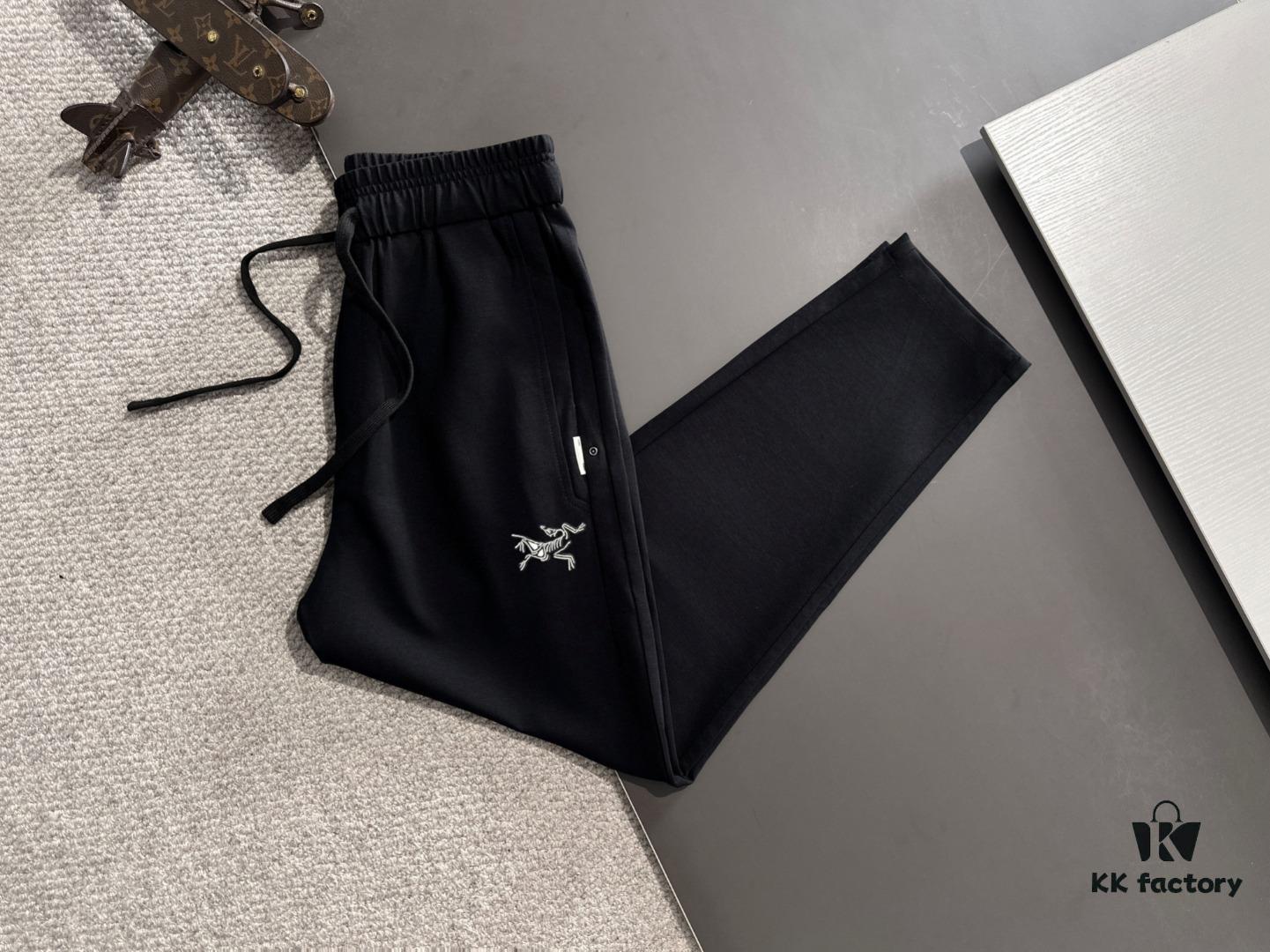 Arc'teryx 2025 Spring/Summer New Casual Drawstring Pants, Lightweight Custom Fabric from Cabinet, Highly Breathable and Comfortable, Exquisite Details, Brand-Oriented Design Concept Reflecting High Quality, Soft and Smooth Touch with Excellent Fit