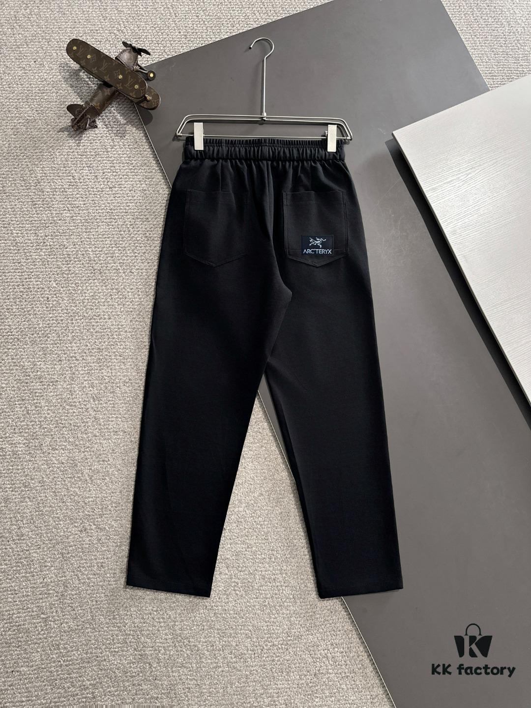 Arc'teryx 2025 Spring/Summer New Casual Drawstring Pants, Lightweight Custom Fabric from Cabinet, Highly Breathable and Comfortable, Exquisite Details, Brand-Oriented Design Concept Reflecting High Quality, Soft and Smooth Touch with Excellent Fit