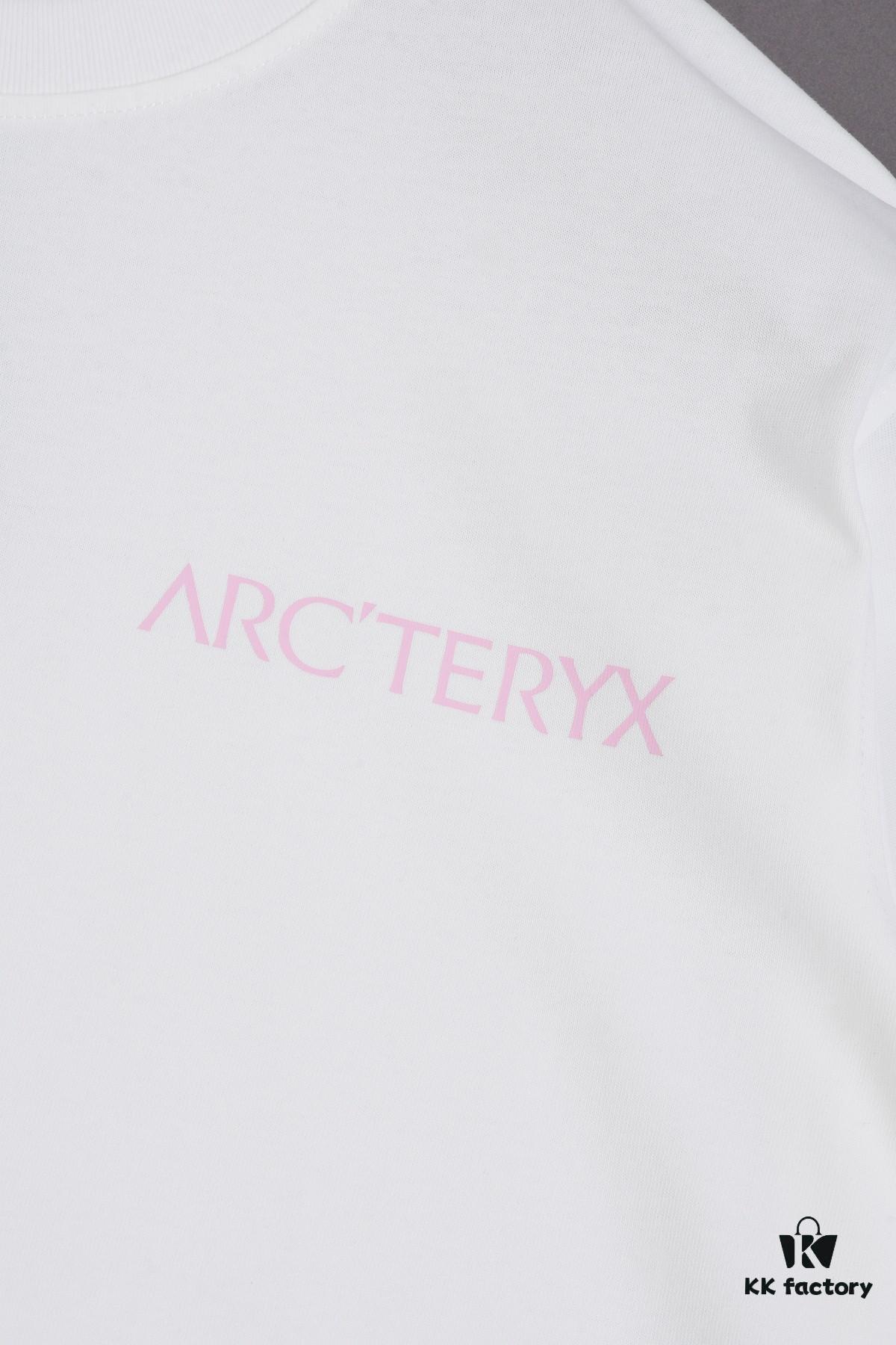 New Arrival 25S Arc'teryx Printed T-Shirt, Pure Cotton Garment-Washed Fabric, Soft and Comfortable, Unisex Loose Fit