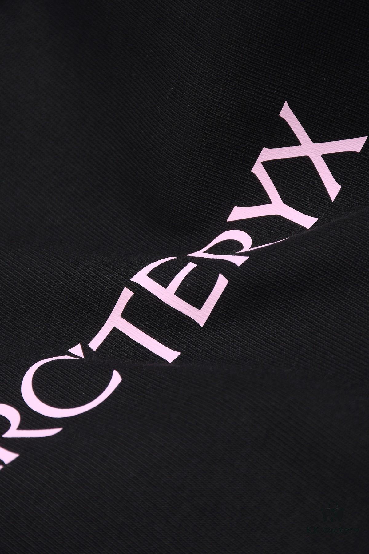 New Arrival 25S Arc'teryx Printed T-Shirt, Washed Cotton Fabric, Unisex Loose Fit