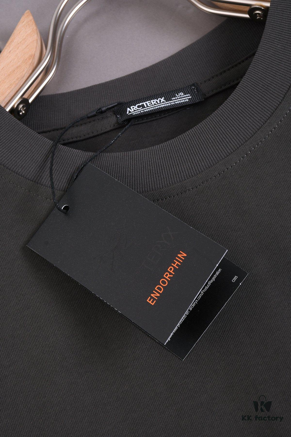 New Arrival 25S Arc'teryx Printed T-Shirt, Garment-Washed Cotton Fabric, Soft and Comfortable, Unisex Loose Fit