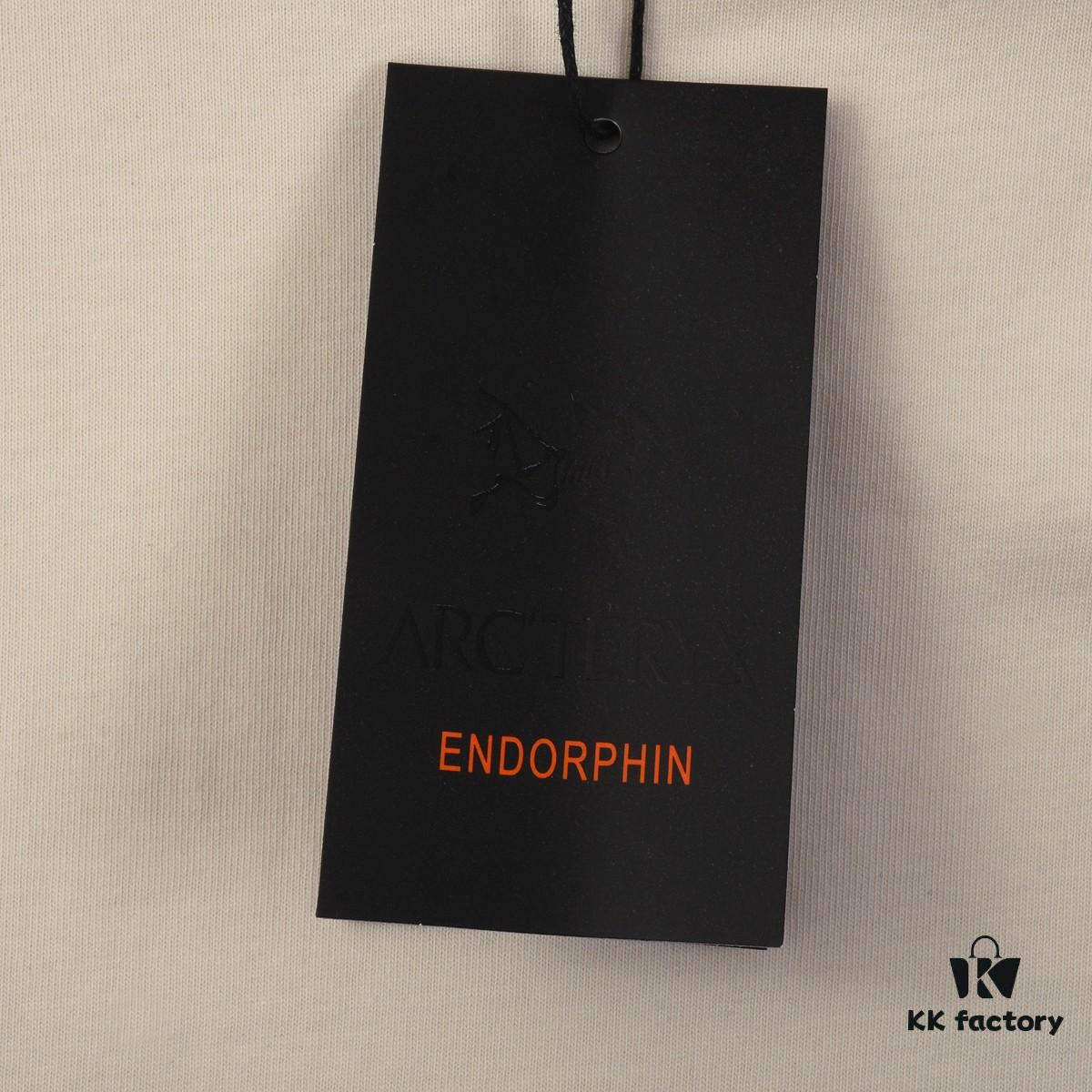 ARC'TERYX New Arrival Short Sleeve T-Shirt Z668004 2025SS, Premium Cotton Crew Neck Tee with Front and Back Graphic Print, Fashionable Lock Chain Seam Design, Unisex Style