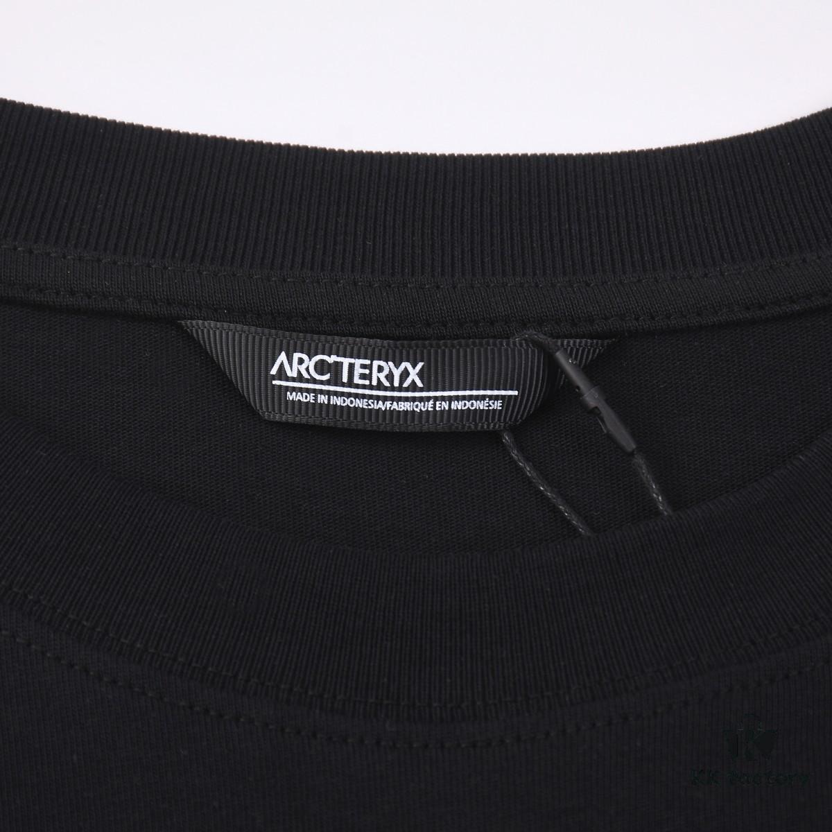ARC'TERYX New Arrival 2025SS Z668004 Short Sleeve T-Shirt, Premium Cotton Crew Neck Tee with Front and Back Graphic Print, Unisex Fashion Design