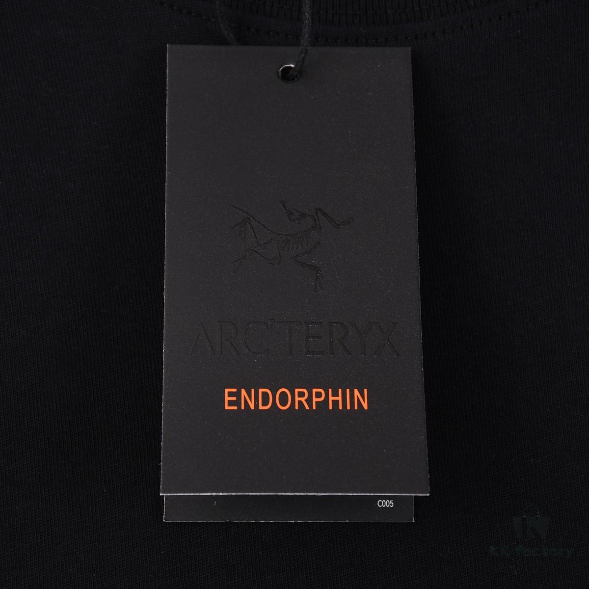 ARC'TERYX New Arrival 2025SS Z668004 Short Sleeve T-Shirt, Premium Cotton Crew Neck Tee with Front and Back Graphic Print, Unisex Fashion Design