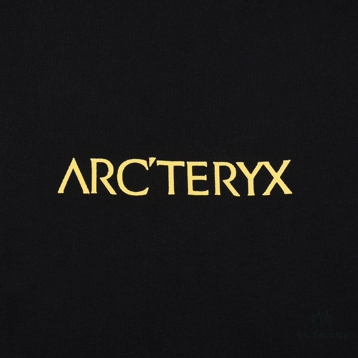 ARC'TERYX New Arrival 2025SS Z668004 Short Sleeve T-Shirt, Premium Cotton Crew Neck Tee with Front and Back Graphic Print, Unisex Fashion Design