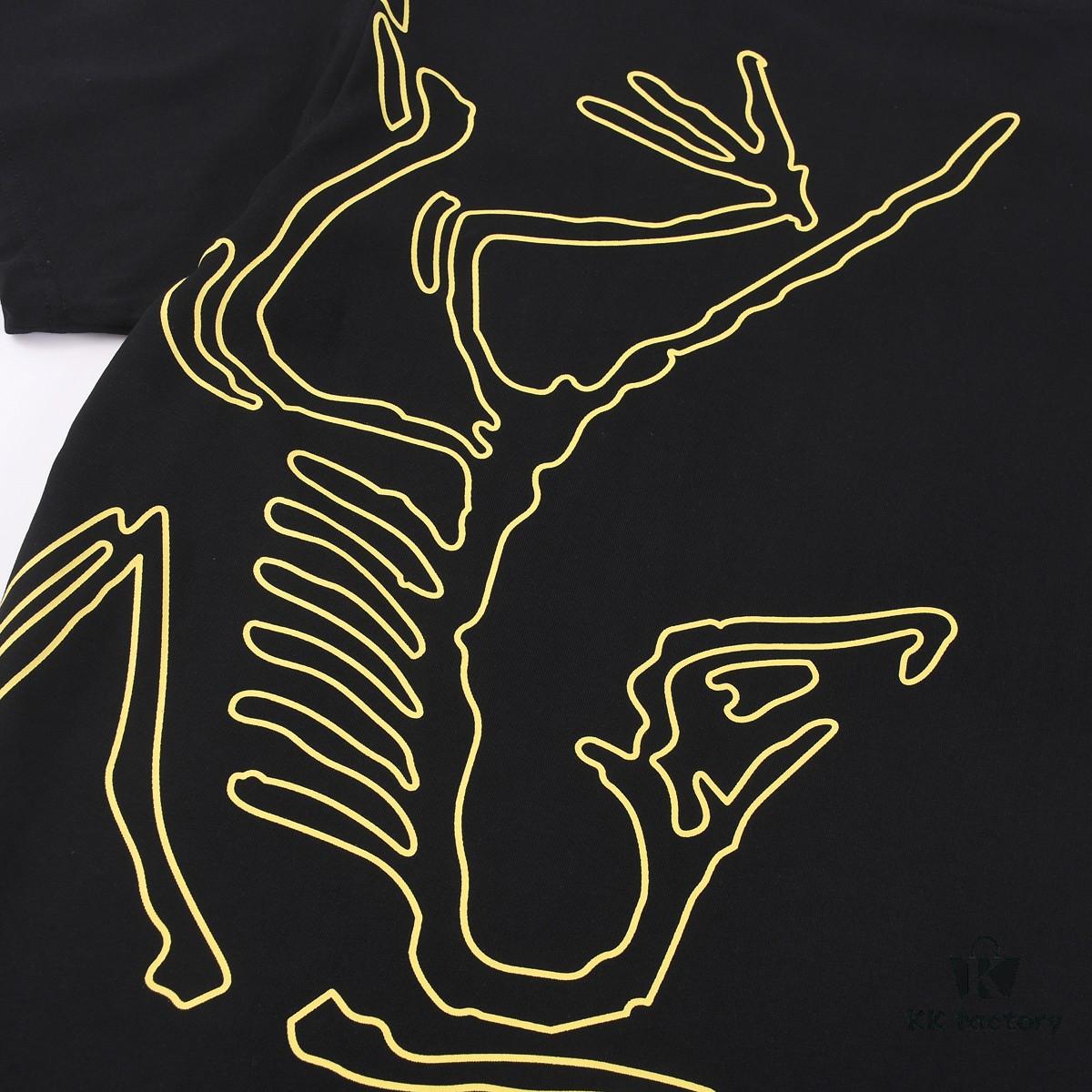 ARC'TERYX New Arrival 2025SS Z668004 Short Sleeve T-Shirt, Premium Cotton Crew Neck Tee with Front and Back Graphic Print, Unisex Fashion Design