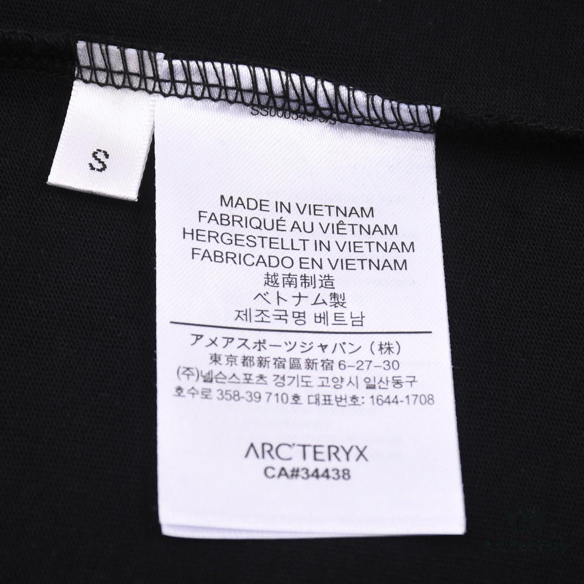 ARC'TERYX New Arrival 2025SS Z668004 Short Sleeve T-Shirt, Premium Cotton Crew Neck Tee with Front and Back Graphic Print, Unisex Fashion Design