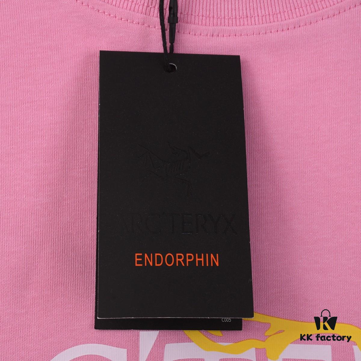 New Arrival 2025 Spring and Summer ARC'TERYX Z668003 Short Sleeve T-Shirt, High-Quality Washed Cotton Crew Neck Tee with Silicone Embossed Logo, Unisex Fashion Design