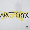 New Arrival 2025 Spring and Summer Style No. Z668003 ARC'TERYX Short-Sleeve T-Shirt, Silicone Embossed Logo on Chest, 32-Single High-Grammage Washed Cotton Fabric, Shrink-Resistant and Shape-Retaining, Classic Unisex Design