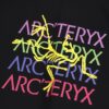 New Arrival 25S Arc'teryx Digital Print Letter T-Shirt, Premium Cotton Washed Fabric, Soft and Comfortable Unisex Loose Fit