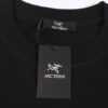 New Arrival ARC'TERYX Short Sleeve T-Shirt, Front Logo Graffiti Bird Dual Design, 32-Single High-Grammage Cotton Washed Fabric, Shrink-Resistant and Shape-Retaining, Unisex Style