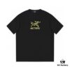 New Arrival ARC'TERYX Original Bird Short-Sleeve T-Shirt, Front and Back Chest Logo with Dual Zipper Design, Trendy and Stylish, 32-Single High-Gram Weight Washed Cotton Fabric, Double Shoulder Zipper Chain Base Prevents Shrinkage and Deformation, Classic Unisex Fit Never Goes Out of Style