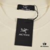 New Arrival ARC'TERYX Arcteryx Short Sleeve T-Shirt, Double Bird Logo Design on Front, 32-Single High GSM Washed Cotton Fabric, Anti-Shrink and Shape-Retaining with Twin Needle Stitching, Classic Unisex Style