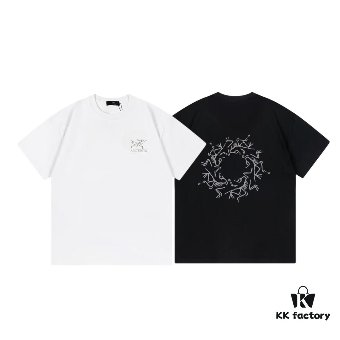 ARC'TERYX Raptor Spring 2025 Limited Edition — Custom 250g Double-Spun Cotton Fabric, Pre-Washed, Non-Deforming, Colorfast, with 3M Reflective Logo on Back, Unisex Short Sleeve T-Shirt