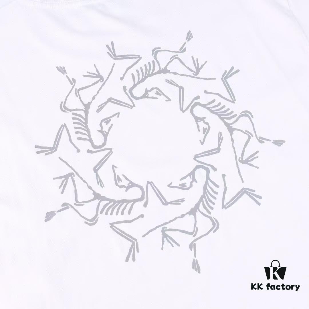 ARC'TERYX Raptor Spring 2025 Limited Edition — Custom 250g Double-Spun Cotton Fabric, Pre-Washed, Non-Deforming, Colorfast, with 3M Reflective Logo on Back, Unisex Short Sleeve T-Shirt